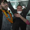 Celebrations and tears at Delhi's IGI airport as students return from Sumy