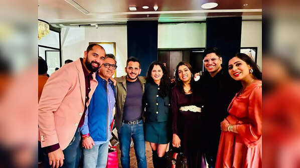 Ghazal Alagh and her husband host a sundowner