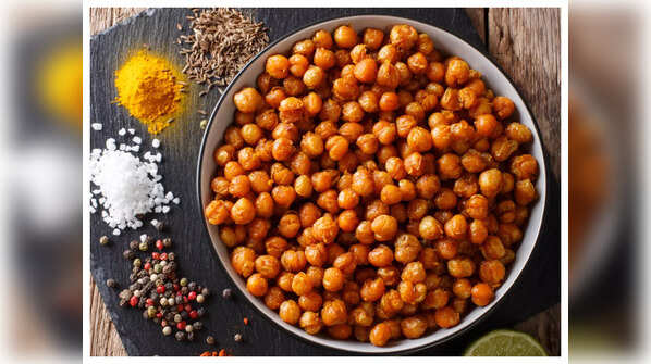 Roasted masala chickpeas