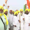 People begin arriving at the venue of CM-designate Bhagwant Mann's swearing-in ceremony in Khatkar Kalan.