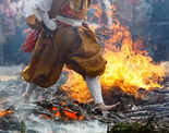 15 images from fire-walking festival in Japan