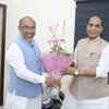 Defence minister Rajnath Singh meets Chief Minister of Manipur N Biren Singh today
