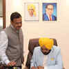 Bhagwant Mann assumes office as chief minister of Punjab at Civil Secretariat in Chandigarh