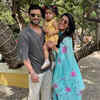 ​Karan Patel with family