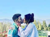 From kissing to playing with colours, Priyanka Chopra and Nick Jonas share joyful pictures from their Holi celebration