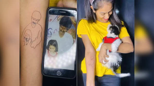 Tattoo of her dad