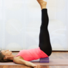 Legs up the wall pose