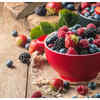 ​A handful of berries