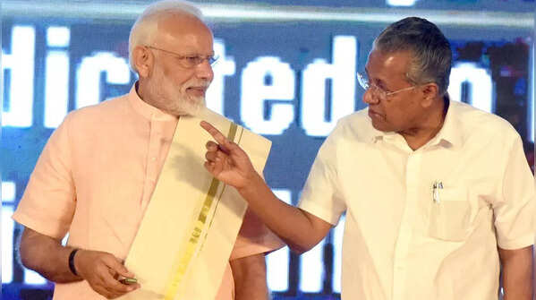 PM Modi 'charms' CM Pinarayi Vijayan