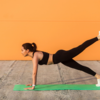 Plank diagonal reach