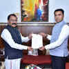 BJP Pramod Sawant handing over the order for appointing council of ministers to Goa governor at Raj Bhavan.