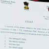 The order for appointing council of ministers to Goa governor at Raj Bhavan.