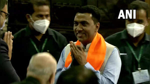 Pramod Sawant Swearing-In Ceremony
