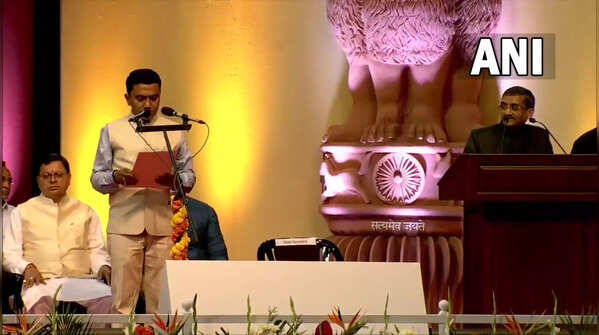 Pramod Sawant Swearing-In Ceremony