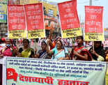 Central trade unions observe Bharat Bandh; see pics