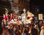 Revellers celebrate Shigmo parade at Vasco and Ponda