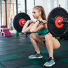 Front rack squats