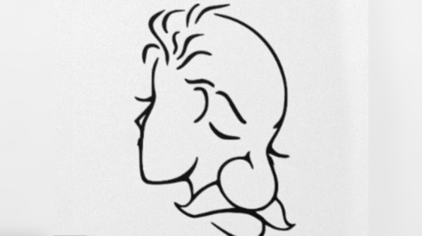 Do you see a young girl or an old man?