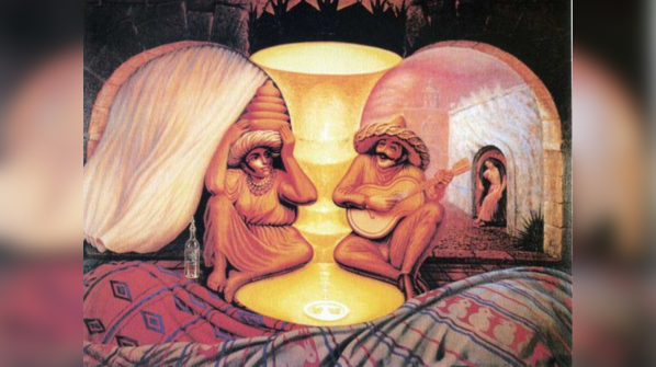 Do you see old couple or young couple?