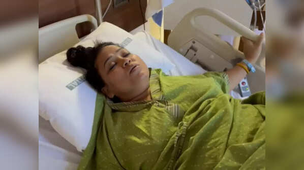 Bharti in labour pain
