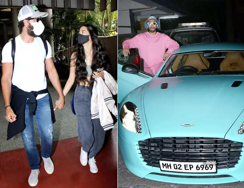 #ETimesSnapped: From Hrithik-Saba to Ranveer Singh, paparazzi pictures of your favourite celebs