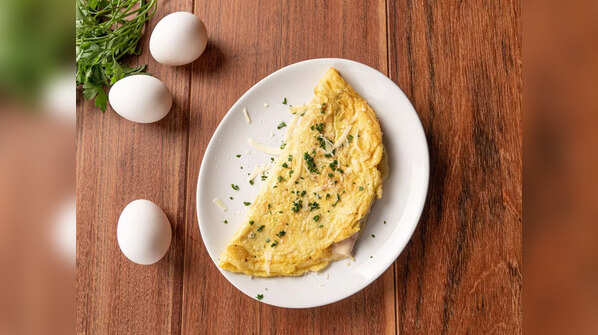 Two egg whites and one whole egg