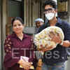 Bharti and Haarsh with the baby