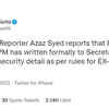 In tweet, eminent Pakistani journalist Najam Sethi refers to Imran Khan as 'ex-PM'