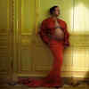 Flaming red