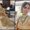 Ranbir Kapoor's sister Riddhima Kapoor Sahni dazzled in this heavily embroidered gold lehenga at his wedding with Alia Bhatt.