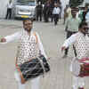 Dhols are being played at Vastu; Security official distributes sweets to the media after Alia Bhatt ties the knot with Ranbir Kapoor.