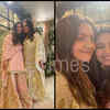 Happy sisters! Pooja Bhatt and Shaheen Bhatt flash their million-dollar smiles at Ranbir Kapoor-Alia Bhatt's wedding!