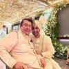 Dulha Ranbir Kapoor poses with uncle Randhir Kapoor at the wedding
