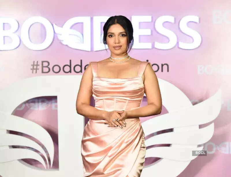 Bhumi Pednekar turns heads in a bodycon dress at the launch of a flagship store