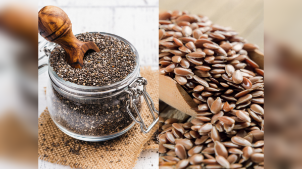 Chia seeds and flax seeds differ in their nutritional composition