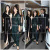 Riddhima Kapoor, her husband Bharat Sahni and Neetu Kapoor leave to attend the reception!