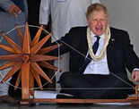 From Sabarmati Ashram, Akshardham Temple to JCB plant; these pictures capture UK PM Boris Johnson's ongoing India visit