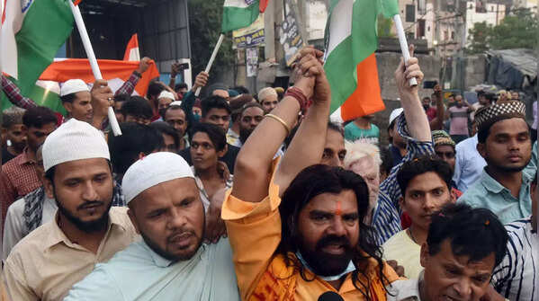 A leap towards peace: Photos of Tiranga Yatra in violence-hit Jahangirpuri