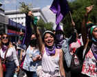 Mexico's women protest gender violence; see pics