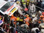 Two killed as under-construction building collapses in Delhi; see pics