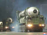 North Korea showcases banned missiles at military parade; see pics