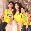 Namita with her sons