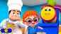 English Nursery Rhymes: Kids Video Song in English 'Pat A Cake Baker's Man'