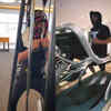 Hitting the gym early morning