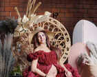 A sneak peek into Sanjjanaa Galrani's maternity shoot