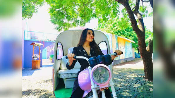 Returned to her hometown Pune