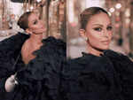 About her hair and makeup