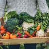 Home-grown fruits and veggies