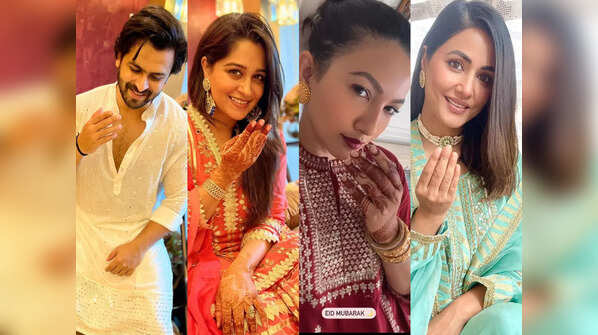 Eid 2022: TV celebs deck up in festive outfits; celebrate with their friends and families