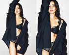 Neha Sharma sets hearts racing with her new pictures in black bralette with unbuttoned shirt